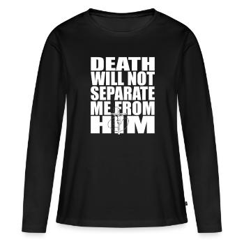 Christ Christentum - Frauen Premium Bio Langarmshirt - Schwarz - Vorne - Julia (174cm)