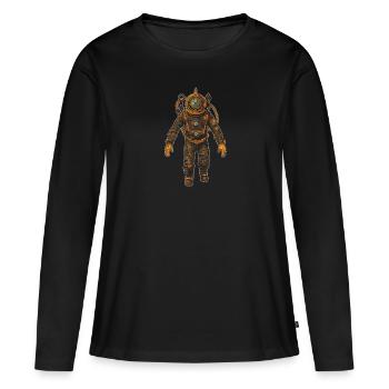 Diving Diver Commercial Diving - Women's Premium Organic Long Sleeve Shirt - black - Front - Julia (174cm)