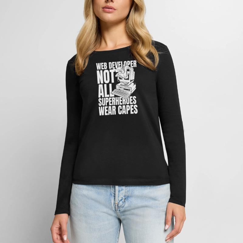 Web Developer Web Developer Women's Premium Organic Long Sleeve Shirt