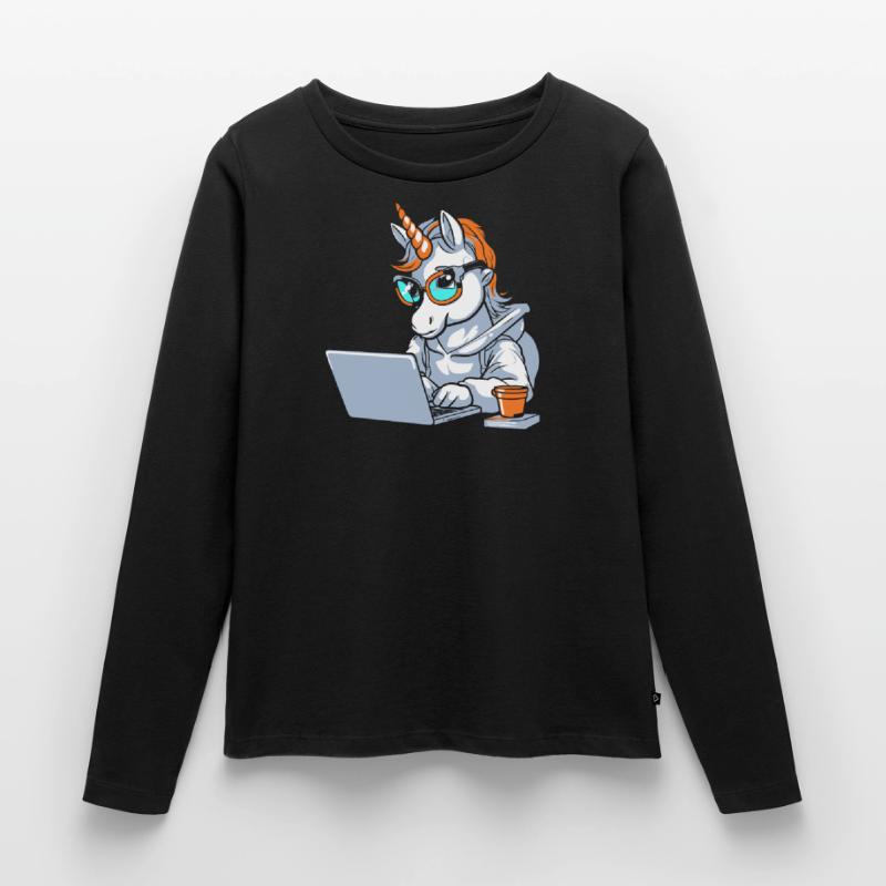 Developer, Coder, Programmer, Coffee Women's Premium Organic Long Sleeve Shirt