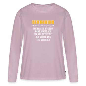 Developer Coder Programmer Funny Debugging - Women's Premium Organic Long Sleeve Shirt - dusky pink - Front - Julia (174cm)