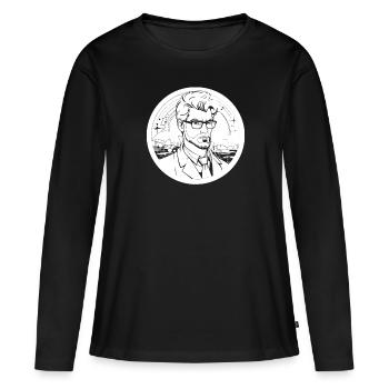Data Science Data Analyst - Frauen Premium Bio Langarmshirt - Schwarz - Vorne - Julia (174cm)