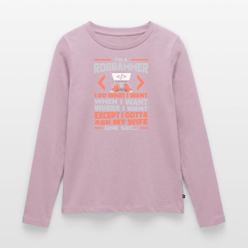 Developer, Coder, Programmer Women's Premium Organic Long Sleeve Shirt