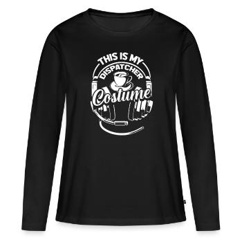 Centre d’opérations du centre de contrôle des appels d’urgence - T-shirt manches longues Premium bio Femme - noir - Devant - Julia (174cm)
