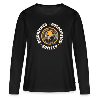 Centre d’opérations du centre de contrôle des appels d’urgence - T-shirt manches longues Premium bio Femme - noir - Devant - Julia (174cm)