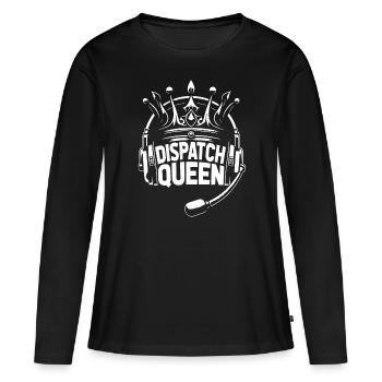 Centre d’opérations du centre de contrôle des appels d’urgence - T-shirt manches longues Premium bio Femme - noir - Devant - Julia (174cm)