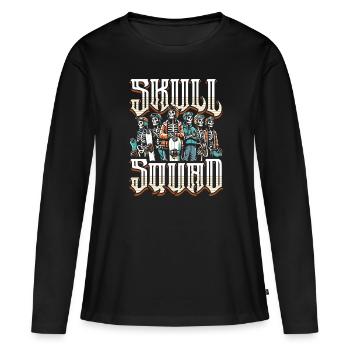 Snowboard Snowboarder - Women's Premium Organic Long Sleeve Shirt - black - Front - Julia (174cm)