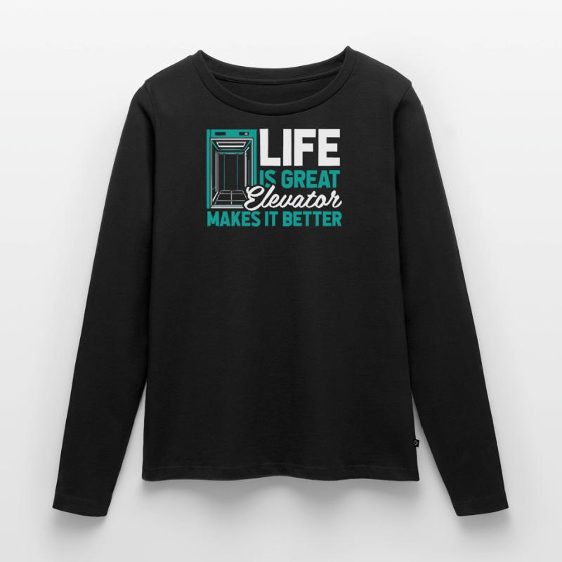 Elevator Elevator Women's Premium Organic Long Sleeve Shirt