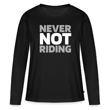 Jet Ski - Frauen Premium Bio Langarmshirt - Schwarz - Vorne - Julia (174cm)