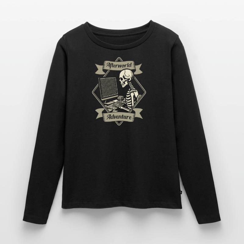 Développeur Codeur Programmeur T-shirt manches longues Premium bio Femme
