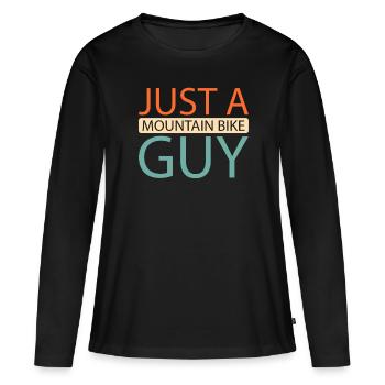 VTT VTT VTT - T-shirt manches longues Premium bio Femme - noir - Devant - Julia (174cm)