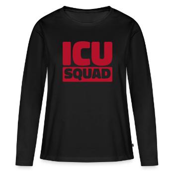 Chorégraphe Kader - T-shirt manches longues Premium bio Femme - noir - Devant - Julia (174cm)
