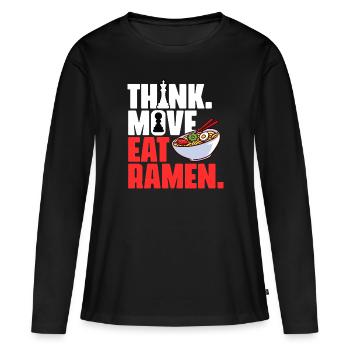 Funny board game Grandmaster for a - Women's Premium Organic Long Sleeve Shirt - black - Front - Julia (174cm)