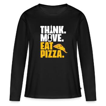 Funny board game Grandmaster for a - Women's Premium Organic Long Sleeve Shirt - black - Front - Julia (174cm)