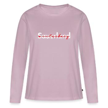 Sauerland Winterberg - Frauen Premium Bio Langarmshirt - Altrosa - Vorne - Julia (174cm)