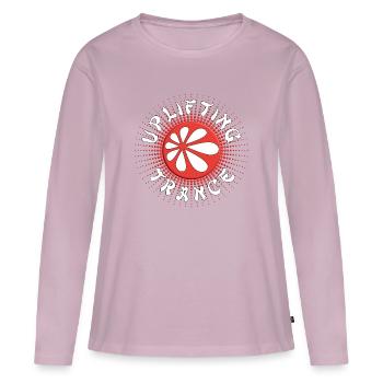 Uplifting Trance japan Style - Music - Women's Premium Organic Long Sleeve Shirt - dusky pink - Front - Julia (174cm)