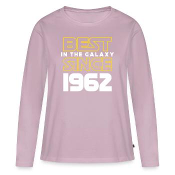 Best of the Galaxy 1962 60 years anniversary - Women's Premium Organic Long Sleeve Shirt - dusky pink - Front - Julia (174cm)