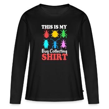 Insect Entomology - Women's Premium Organic Long Sleeve Shirt - black - Front - Julia (174cm)