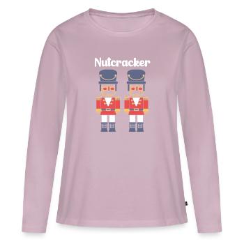 Nutcracker Christmas - Women's Premium Organic Long Sleeve Shirt - dusky pink - Front - Julia (174cm)