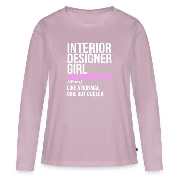 Architecture Architect Interior Designer - Women's Premium Organic Long Sleeve Shirt - dusky pink - Front - Julia (174cm)