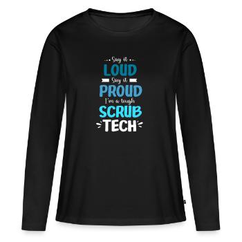 CTA Chirurg Chirurgie - Frauen Premium Bio Langarmshirt - Schwarz - Vorne - Julia (174cm)