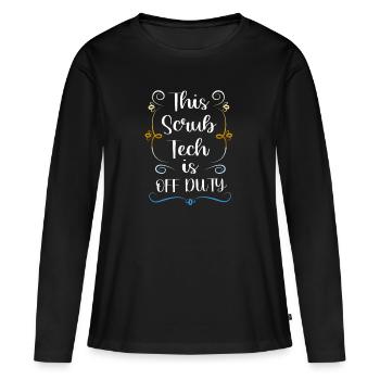 Chirurg Chirurgie CTA - Frauen Premium Bio Langarmshirt - Schwarz - Vorne - Julia (174cm)