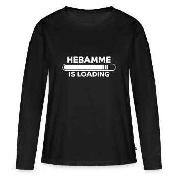 Hebamme Spruch Beruf Lustiges Hebammen Geschenk - Frauen Premium Bio Langarmshirt - Schwarz - Vorne - Julia (174cm)