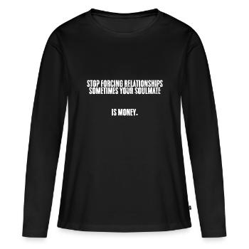 Awesome Money Financing Investor For A Business - Frauen Premium Bio Langarmshirt - Schwarz - Vorne - Julia (174cm)