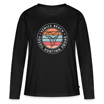 Venice Beach Fossil Hunting Squad - Fossil Hunters - Women's Premium Organic Long Sleeve Shirt - black - Front - Julia (174cm)