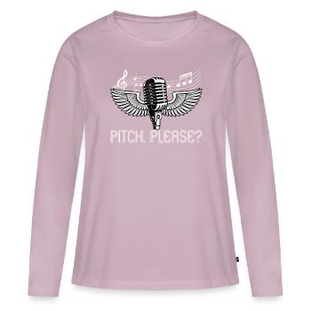 Pitch Please - Opera Singer - Frauen Premium Bio Langarmshirt - Altrosa - Vorne - Julia (174cm)