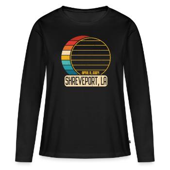 Total Solar Eclipse Louisiana Shreveport EclipseSh - Frauen Premium Bio Langarmshirt - Schwarz - Vorne - Julia (174cm)