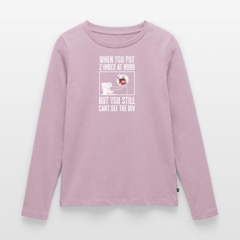 Programmer Humor Coding Jokes Developer Women's Premium Organic Long Sleeve Shirt