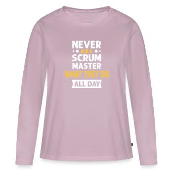 Programmer Humor Coding Jokes Developer - Women's Premium Organic Long Sleeve Shirt - dusky pink - Front - Julia (174cm)