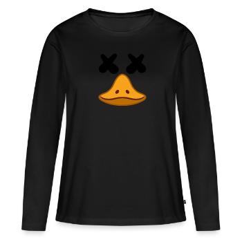 X Eyes Goose Hunting Season Goose Hunter - Frauen Premium Bio Langarmshirt - Schwarz - Vorne - Julia (174cm)