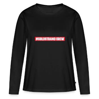 L’équipage des Sables d’Or - T-shirt manches longues Premium bio Femme - noir - Devant - Julia (174cm)