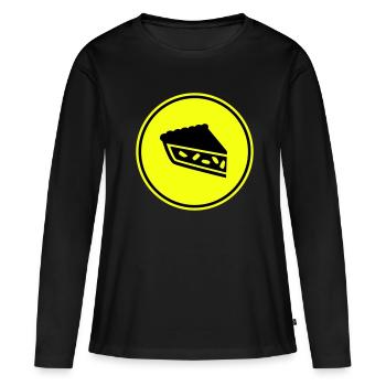 Apple pie - Women's Premium Organic Long Sleeve Shirt - black - Front - Julia (174cm)