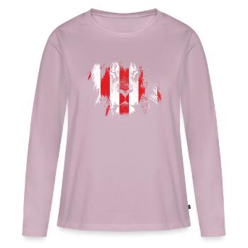 León, football fans from Bilbao - Women's Premium Organic Long Sleeve Shirt - dusky pink - Front - Julia (174cm)