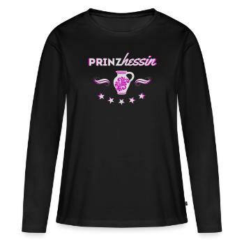 Chemise Prinzhessin Cider Bembel Hessen Femme - T-shirt manches longues Premium bio Femme - noir - Devant - Julia (174cm)