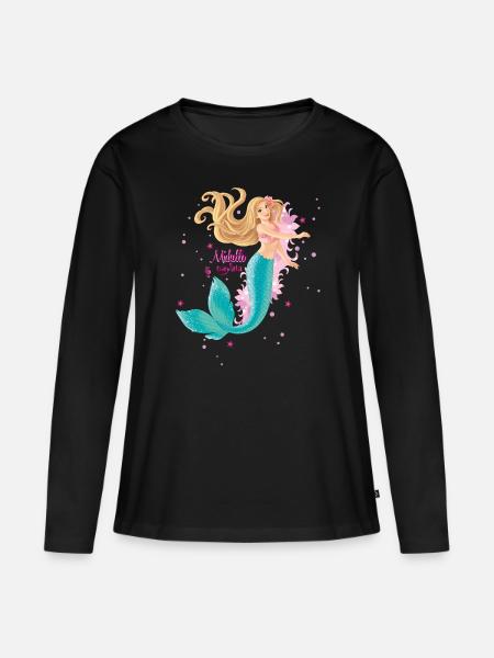 Schleich bayala Michelle - Frauen Premium Bio Langarmshirt - Schwarz