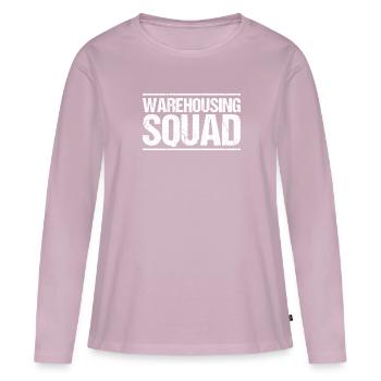 Fachkraft für Lagerlogistik Warehouse Worker Lager - Frauen Premium Bio Langarmshirt - Altrosa - Vorne - Julia (174cm)