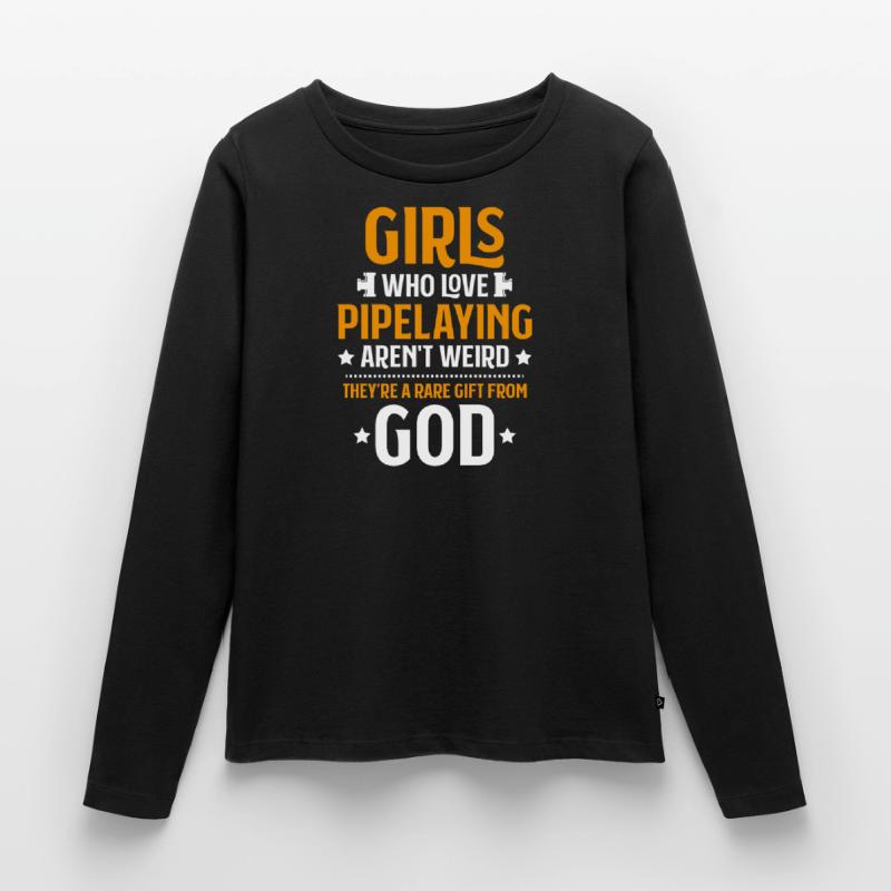 Pipeline Constructor Pipeline Construction Pipelayer Women's Premium Organic Long Sleeve Shirt