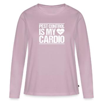 Schädlingsbekämpfer Kammerjäger Exterminator - Frauen Premium Bio Langarmshirt - Altrosa - Vorne - Julia (174cm)