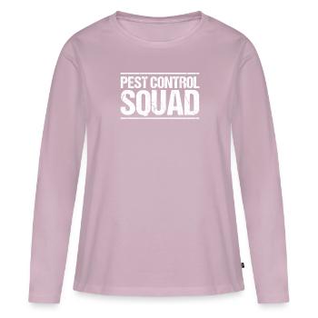 Schädlingsbekämpfer Kammerjäger Exterminator - Frauen Premium Bio Langarmshirt - Altrosa - Vorne - Julia (174cm)