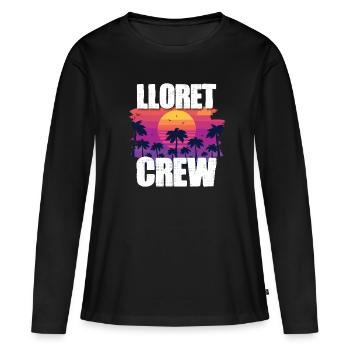 Tourisme Lloret De Mar - T-shirt manches longues Premium bio Femme - noir - Devant - Julia (174cm)