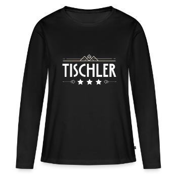 Tischler Beruf - Frauen Premium Bio Langarmshirt - Schwarz - Vorne - Julia (174cm)