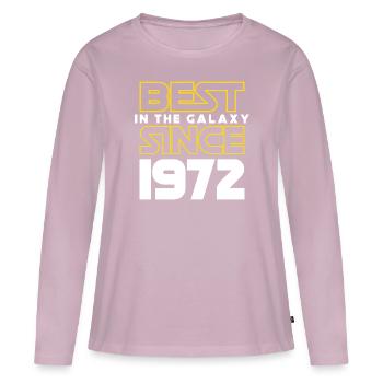 Best of the Galaxy 1972 50 years anniversary - Women's Premium Organic Long Sleeve Shirt - dusky pink - Front - Julia (174cm)