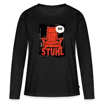 Just the chair - Women's Premium Organic Long Sleeve Shirt - black - Front - Julia (174cm)