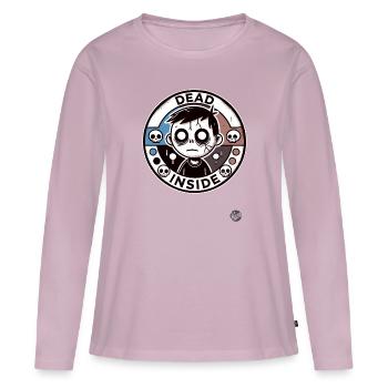 Zombie Boy: Dead Inside - Women's Premium Organic Long Sleeve Shirt - dusky pink - Front - Julia (174cm)