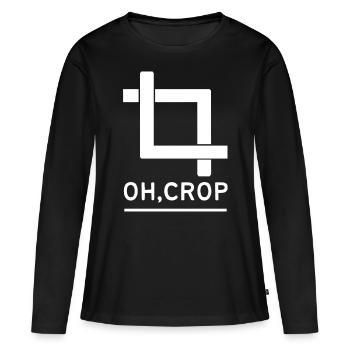 Designerin Grafiker Grafik Designer Künstler - Frauen Premium Bio Langarmshirt - Schwarz - Vorne - Julia (174cm)