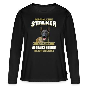 Hollandse Herder Hund - Hollandse Herder - Frauen Premium Bio Langarmshirt - Schwarz - Vorne - Julia (174cm)